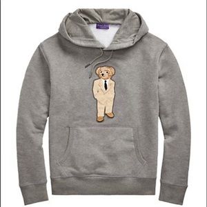NWT Ralph Lauren Purple Label
Polo Bear Fleece Hoodie SIZE Small
